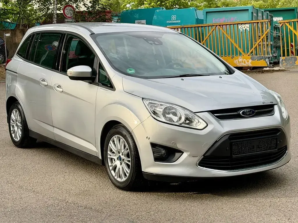 Gebraucht Ford Grand C-Max SYNC Edition 125 PS (91 kW) 2013 Silber Van / Kleinbus