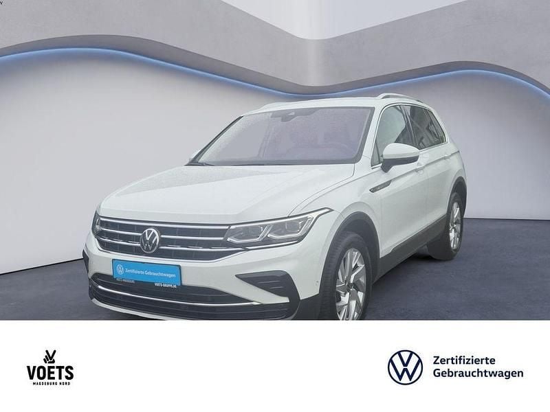 Weiß Gebraucht 2021 VW Tiguan Elegance SUV | 30.488 € (Guter Preis) - Bild 1/4