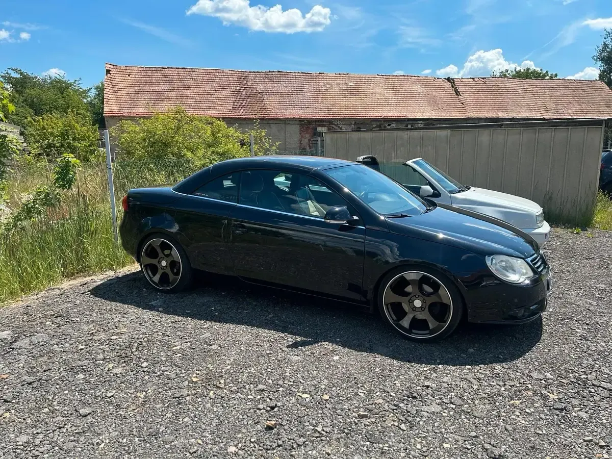 Gebraucht VW Eos 150 PS (110 kW) 2006 Schwarz Cabrio