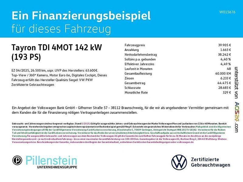 Gebraucht VW Tayron 193 PS (141 kW) 2025 Grau SUV