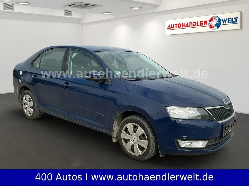 Gebraucht Skoda Rapid Active 110 PS (80 kW) 2016 Blau Kleinwagen