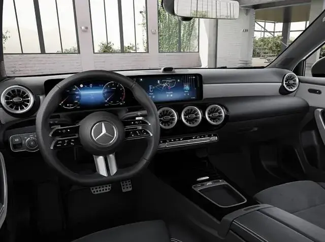 Neu Mercedes A200 AMG line 163 PS (119 kW) 2026 Kosmoblack metallic kosmoblack metallic Limousine