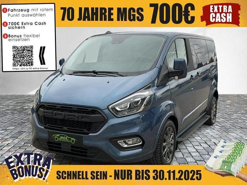 Chromablau metallic Gebraucht 2020 Ford Tourneo Custom Titanium X Van | 32.790 € (Guter Preis) - Bild 1/4