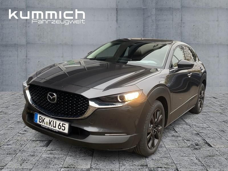 Grau Gebraucht 2024 Mazda CX-30 Homura-Line SUV | 29.989 € - Bild 1/4