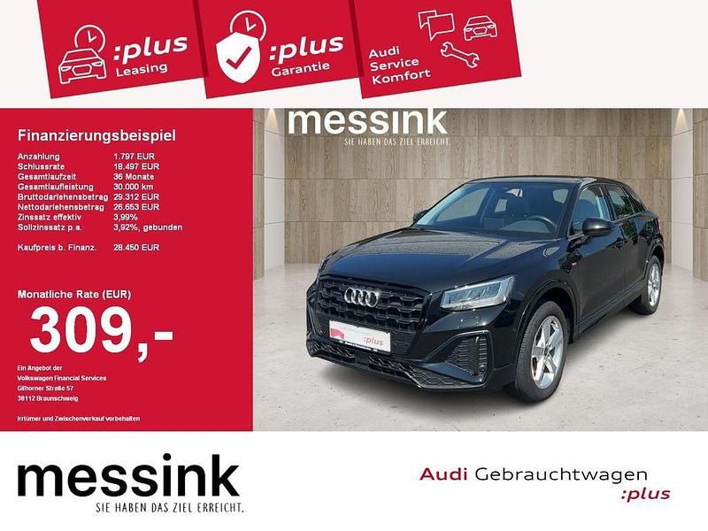 Schwarz Gebraucht 2022 Audi Q2 S-Line SUV | 28.450 € (Guter Preis) - Bild 1/4