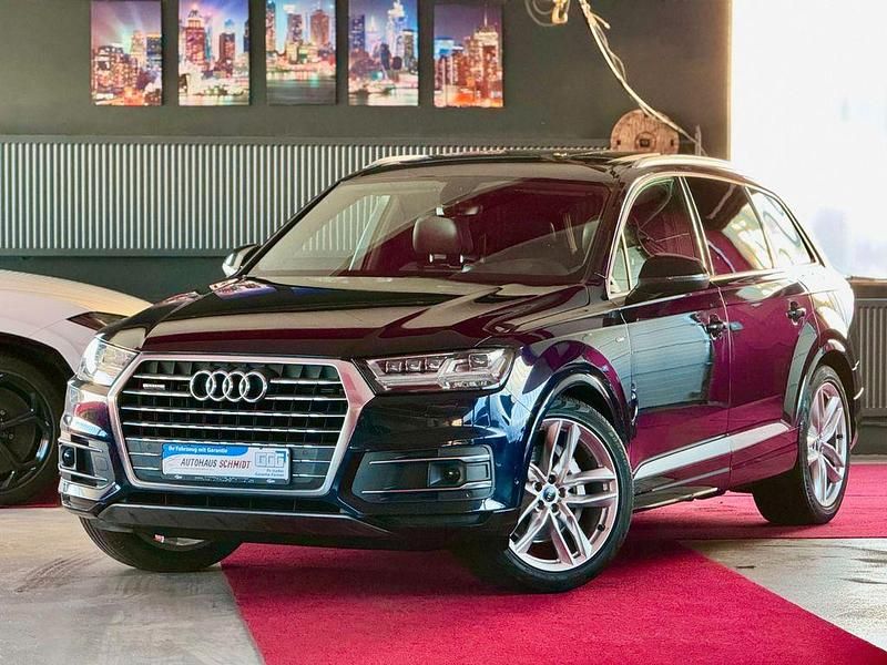 Blau Gebraucht 2015 Audi Q7 S-Line SUV | 34.800 € - Bild 1/4