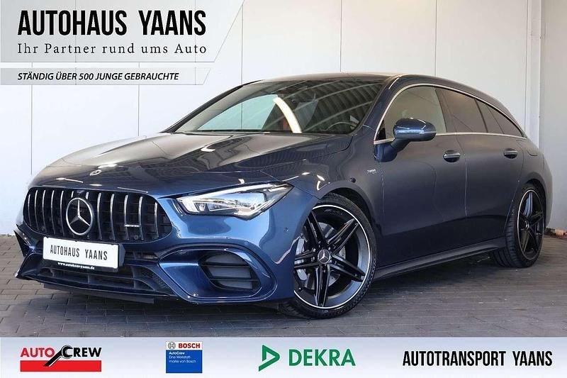 Denimblau metalliclack Gebraucht 2020 Mercedes CLA45 AMG AMG Kombi | 40.989 € (Fairer Preis) - Bild 1/4