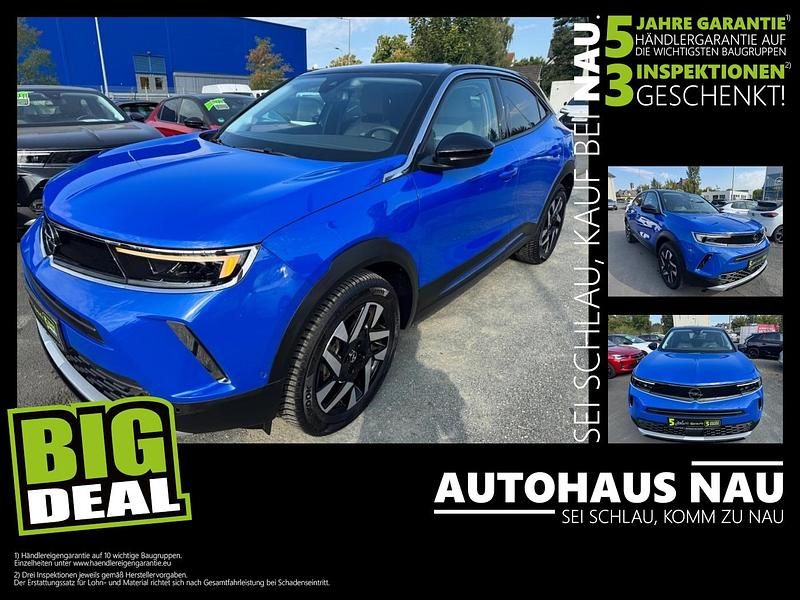Perl blau/voltaik blau Gebraucht 2022 Opel Mokka Elegance SUV | 21.790 € (Fairer Preis) - Bild 1/4