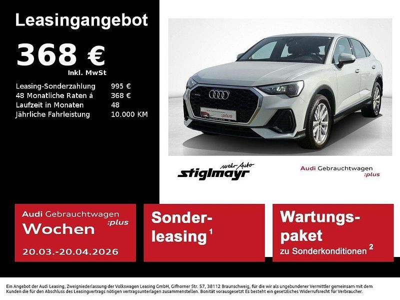 Gebraucht Audi Q3 Sportback 190 PS (139 kW) 2025 Gletscherweiß (metallic) SUV