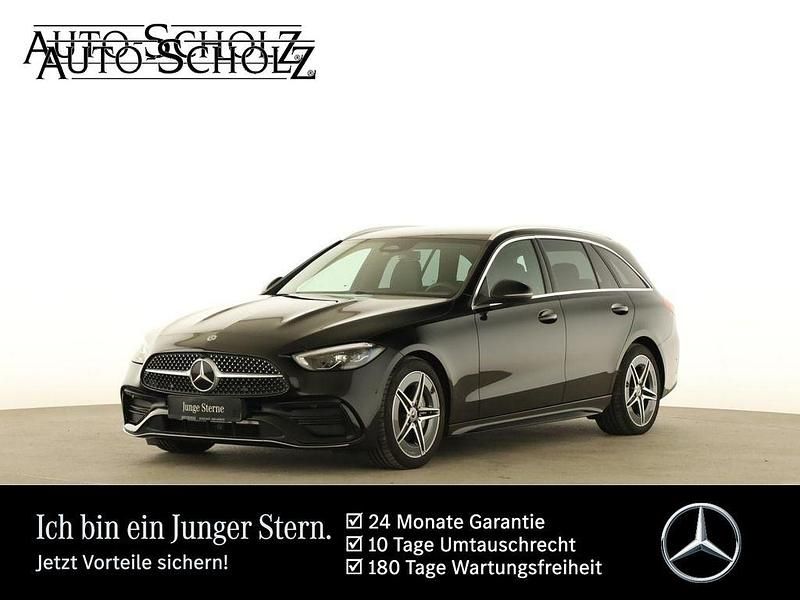 Schwarz Gebraucht 2025 Mercedes C300 AMG Limousine | 43.796 € (Superpreis) - Bild 1/4