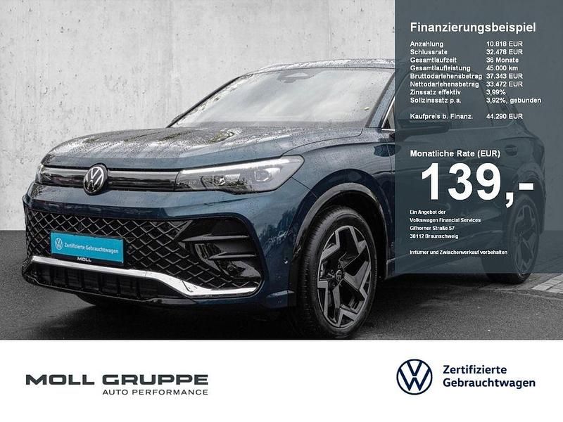 Nightshade blue (metallic) Gebraucht 2025 VW Tiguan R-line SUV | 44.290 € (Fairer Preis) - Bild 1/4