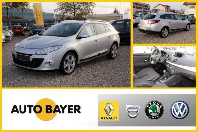 Silber metallic Gebraucht 2011 Renault Mégane GrandTour Kombi | 17.990 € - Bild 1/4
