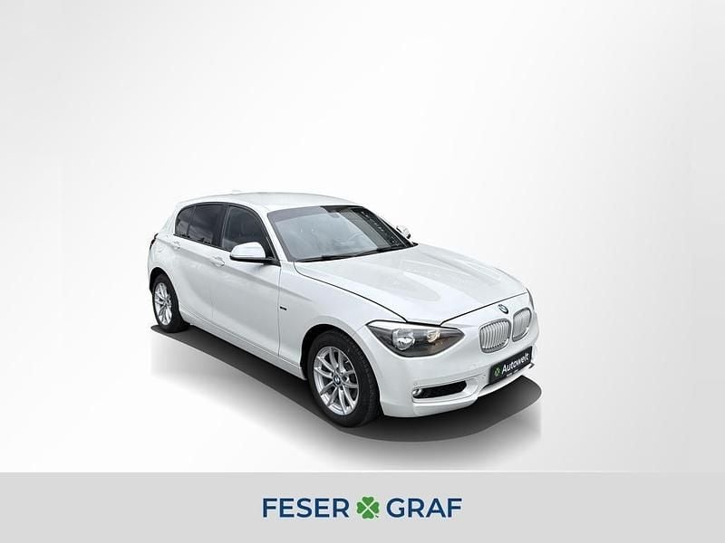 Mineralweiß metallic Gebraucht 2014 BMW 118 Advantage Kleinwagen | 9.990 € (Fairer Preis) - Bild 1/3
