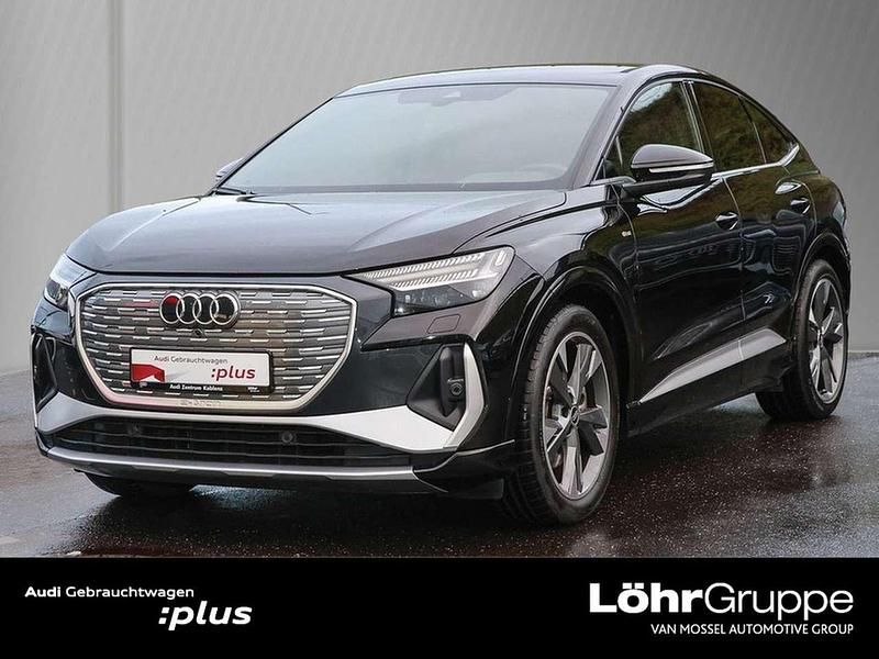 Mythosschwarz metallic Gebraucht 2022 Audi e-tron S-Line SUV | 32.480 € (Fairer Preis) - Bild 1/4