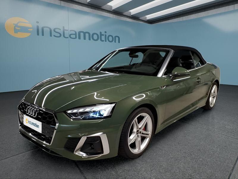 Grün Gebraucht 2024 Audi A5 Cabriolet S-Line Cabrio | 47.549 € (Fairer Preis) - Bild 1/4