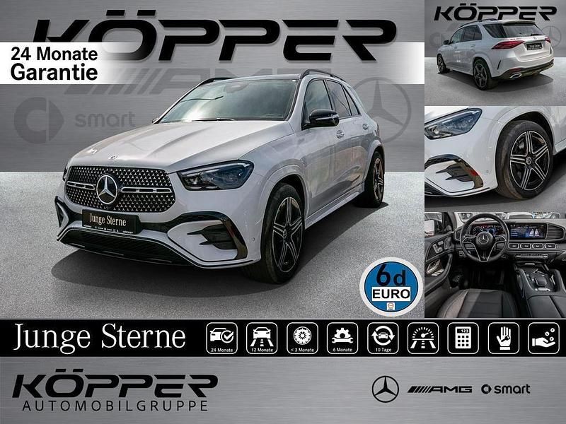 Opalithweiß Gebraucht 2024 Mercedes GLE450 AMG AMG Line Premium Plus SUV | 98.998 € (Teuer) - Bild 1/4