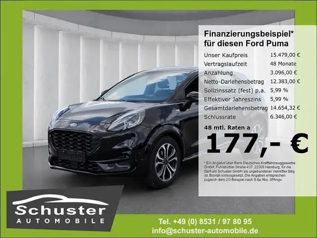 Schwarz Gebraucht 2023 Ford Puma ST-Line SUV | 15.479 € (Guter Preis) - Bild 1/4