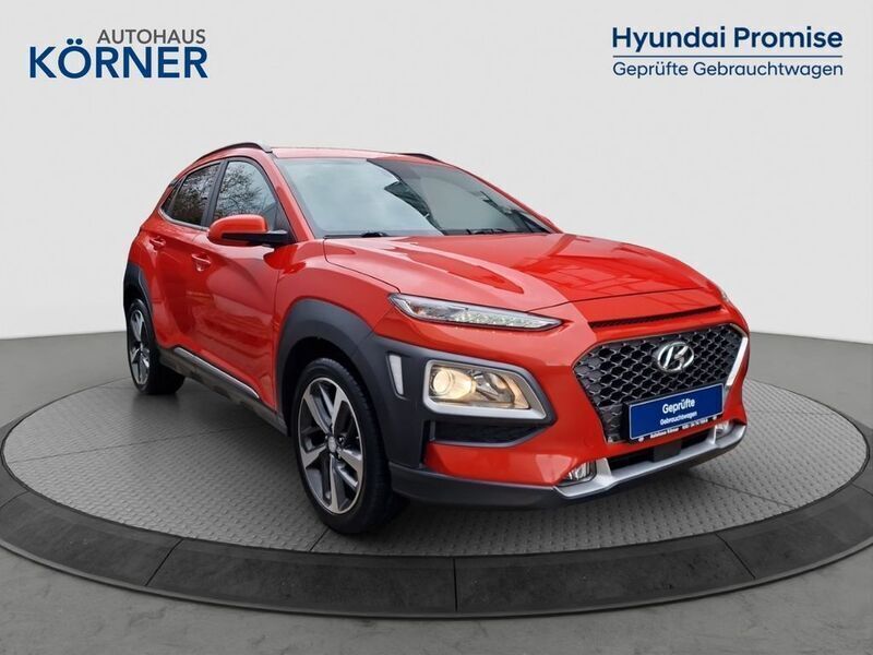 Orange Gebraucht 2018 Hyundai Kona Style SUV | 18.490 € (Fairer Preis) - Bild 1/4