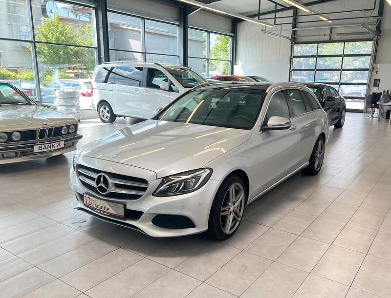 Silber Gebraucht 2017 Mercedes C180 Kombi | 16.300 € (Guter Preis) - Bild 1/3