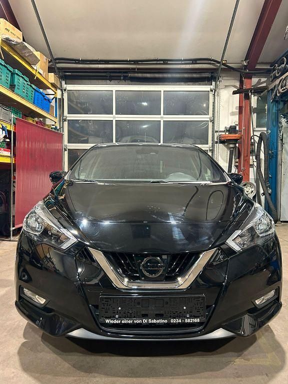 Schwarz Gebraucht 2018 Nissan Micra Limousine | 10.200 € (Fairer Preis) - Bild 1/4