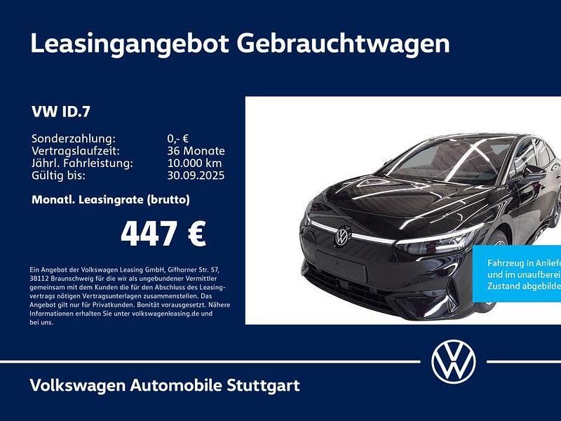 Schwarz Gebraucht 2024 VW ID.7 Pro Limousine | 45.930 € - Bild 1/4