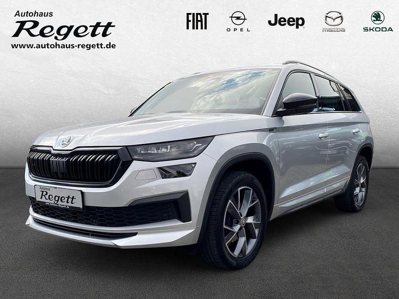 Silber Gebraucht 2023 Skoda Kodiaq SportLine SUV | 29.990 € (Etwas zu teuer) - Bild 1/4