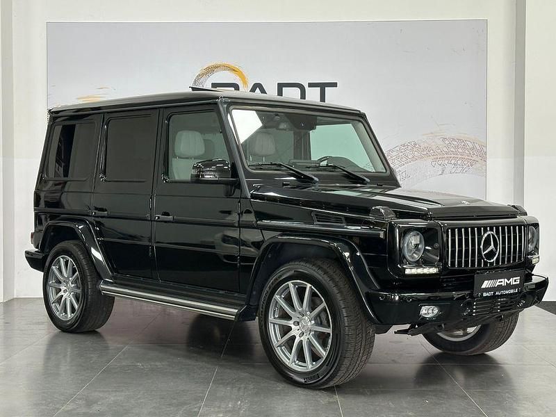 Lackfarbe obsidianschwarz 197 Gebraucht 2014 Mercedes G500 AMG SUV | 59.900 € - Bild 1/4