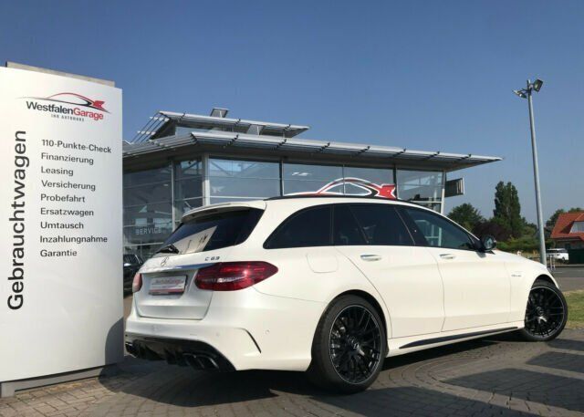 Gebraucht Mercedes C63 AMG AMG 476 PS (350 kW) 2018 Weiß metallic Kombi