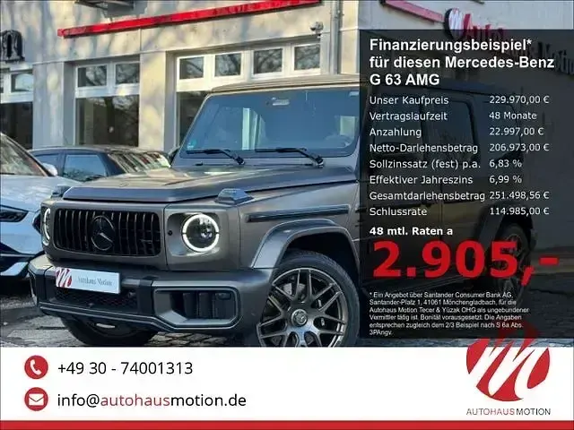 Gebraucht Mercedes G63 AMG AMG 605 PS (444 kW) 2025 SUV