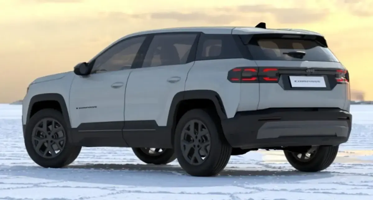 Neu Jeep Compass 145 PS (106 kW) 2026 Antarctica weiß metallic SUV
