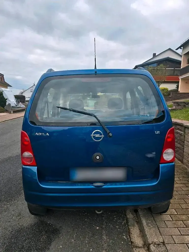 Occasion Opel Agila 75 ch (55 kW) 2003 Bleue Monospace