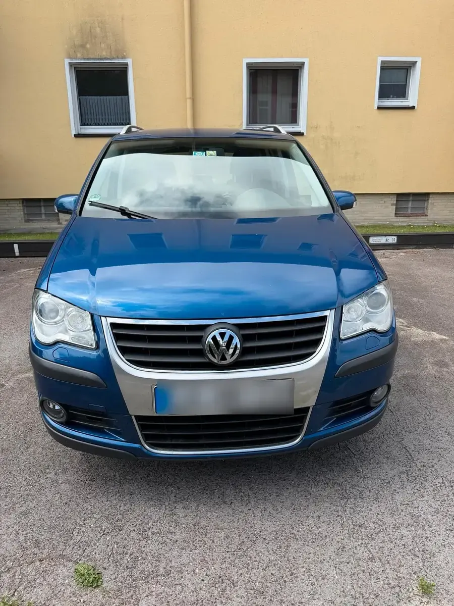 Gebraucht VW Touran Cross 170 PS (125 kW) 2008 Blau Van / Kleinbus
