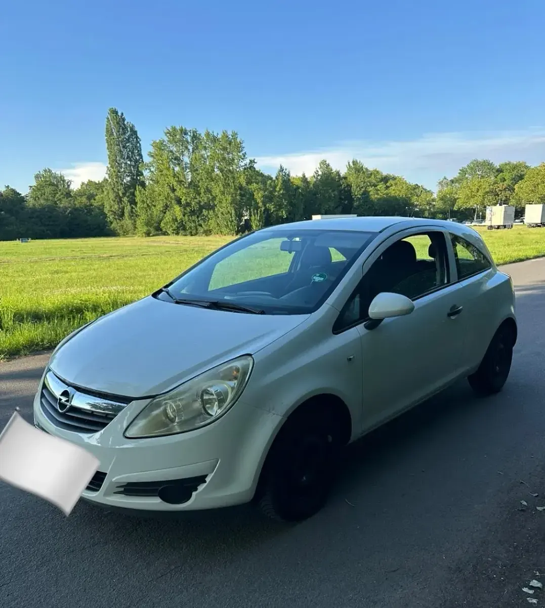 Gebraucht Opel Corsa 60 PS (44 kW) 2009 Weiß Kleinwagen