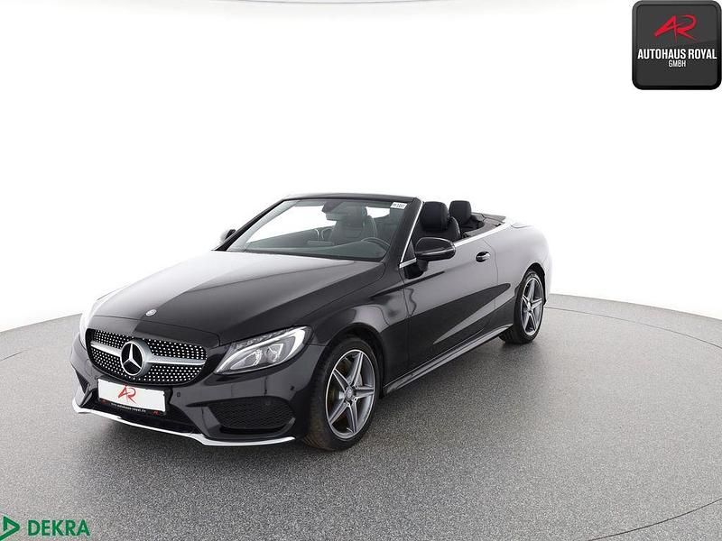Gebraucht Mercedes C250 AMG 211 PS (155 kW) 2017 Obsidianschwarz Cabrio