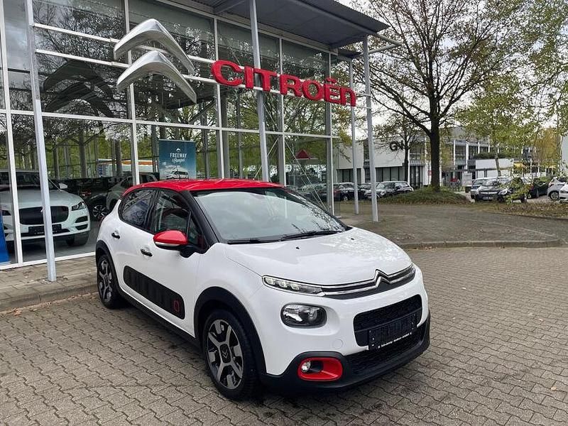 Gebraucht Citroën C3 Shine 82 PS (60 kW) 2018 Lack weiss banquise/deckende l Kleinwagen