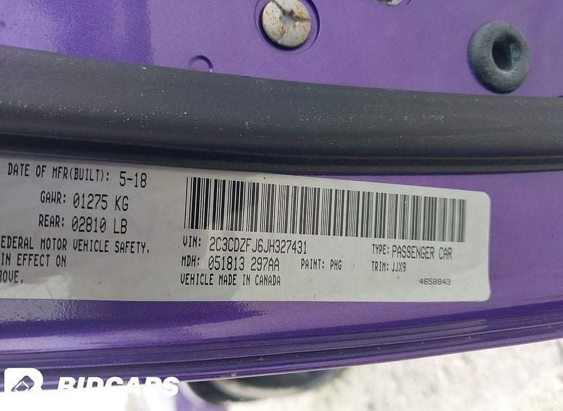 Gebraucht Dodge Challenger 492 PS (361 kW) 2019 Violett Coupé