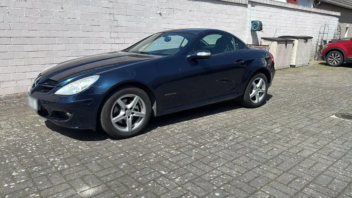 Gebraucht Mercedes SLK200 163 PS (119 kW) 2004 Blau Cabrio