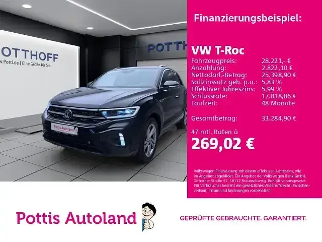 Gebraucht VW T-Roc R-line 150 PS (110 kW) 2024 SUV