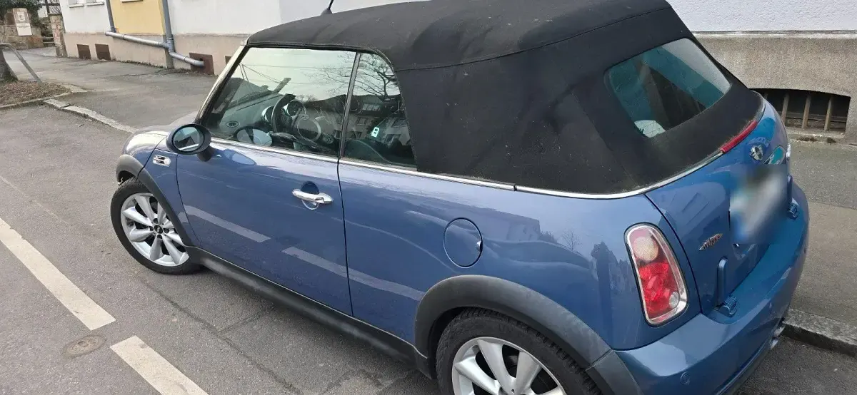 Käytetty Mini John Cooper Works Cabriolet 211 HP (155 kW) 2007 Sininen Avoauto