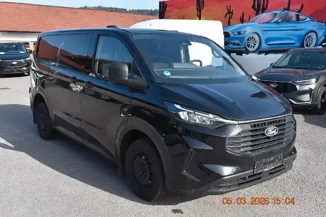 Brugt Ford Transit Custom Trend 150 HK (110 kW) 2025 Sort Pickup / Ladvogn