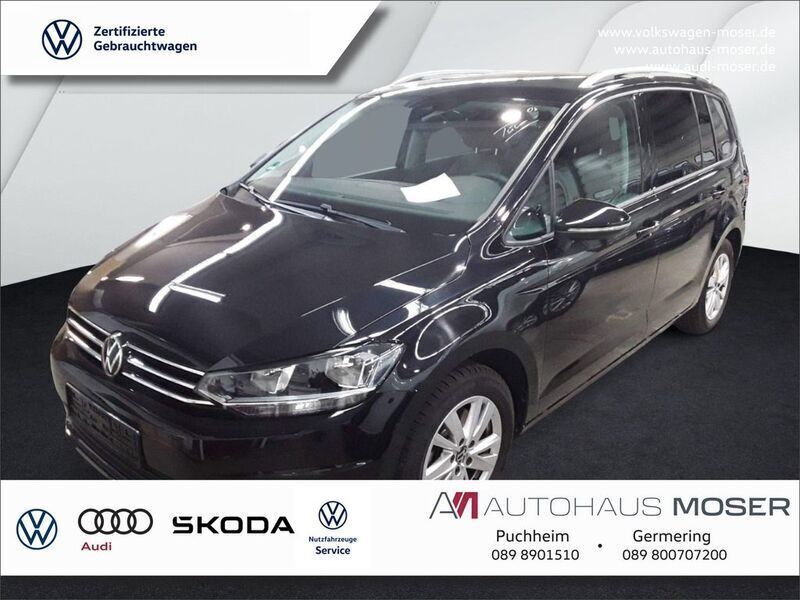 Schwarz Gebraucht 2024 VW Touran Comfortline Van / Kleinbus | 31.740 € (Guter Preis) - Bild 1/2