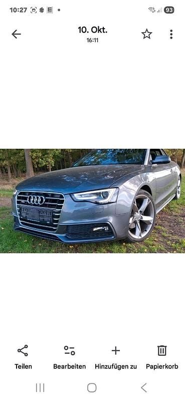 Gebraucht Audi A5 Cabriolet 190 PS (139 kW) 2016 Grau Cabrio