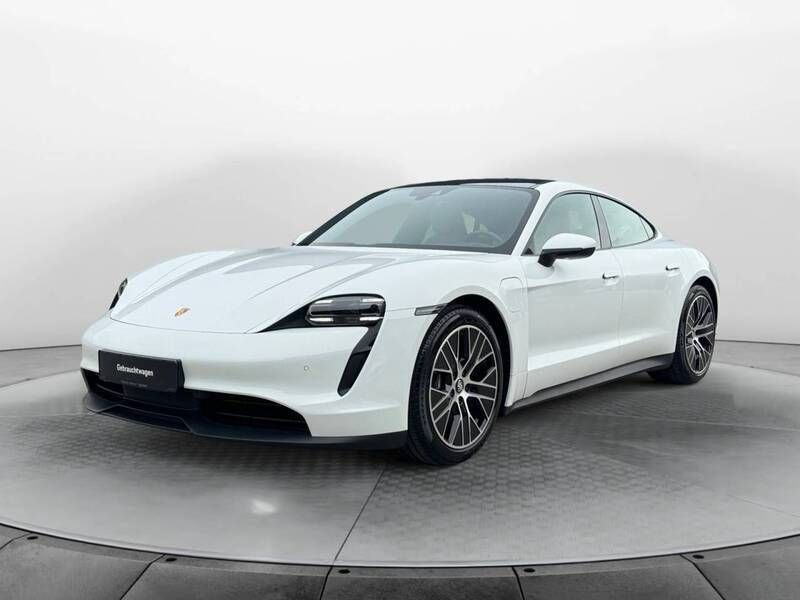 Weiß Gebraucht 2021 Porsche Taycan Limousine | 59.700 € (Fairer Preis) - Bild 1/4