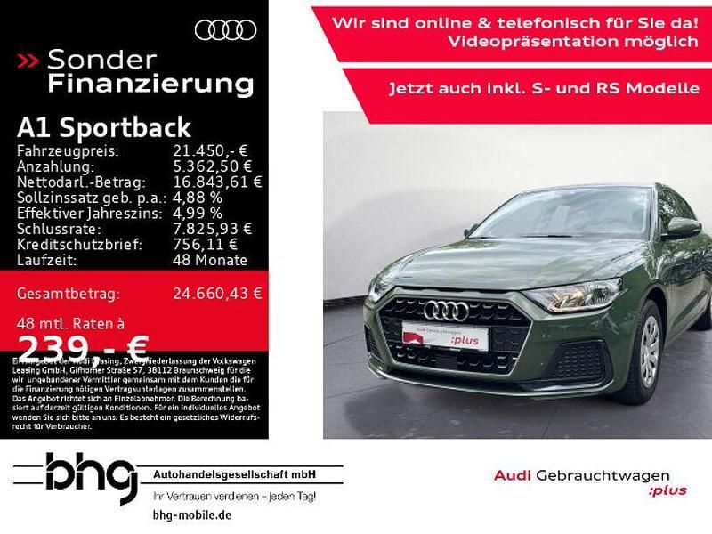 Distriktgrün metallic Gebraucht 2024 Audi A1 Advanced Kleinwagen | 21.450 € (Guter Preis) - Bild 1/4
