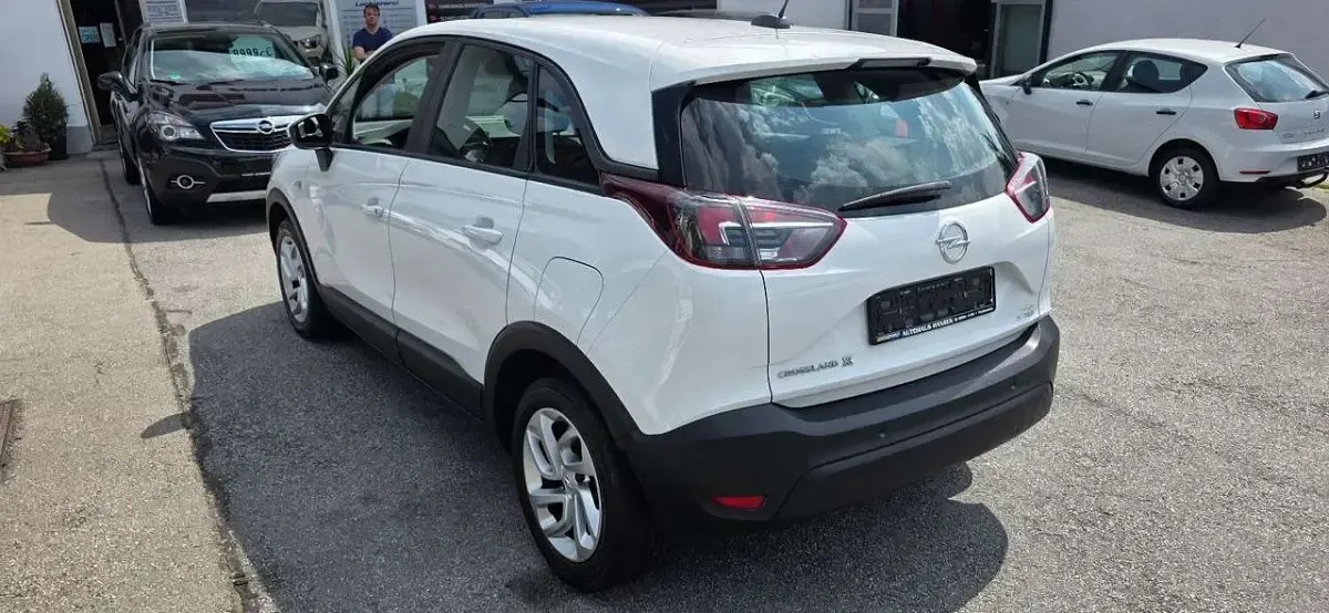 Gebraucht Opel Crossland X Edition 110 PS (80 kW) 2019 Schneeweiss/summitwhite/arctic SUV