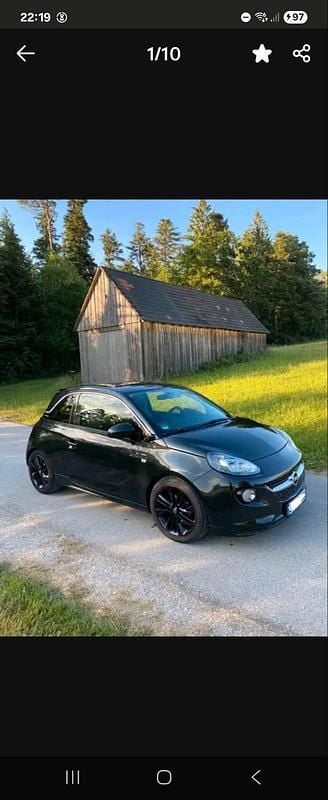 Gebraucht Opel Adam 101 PS (74 kW) 2013 Schwarz Kleinwagen