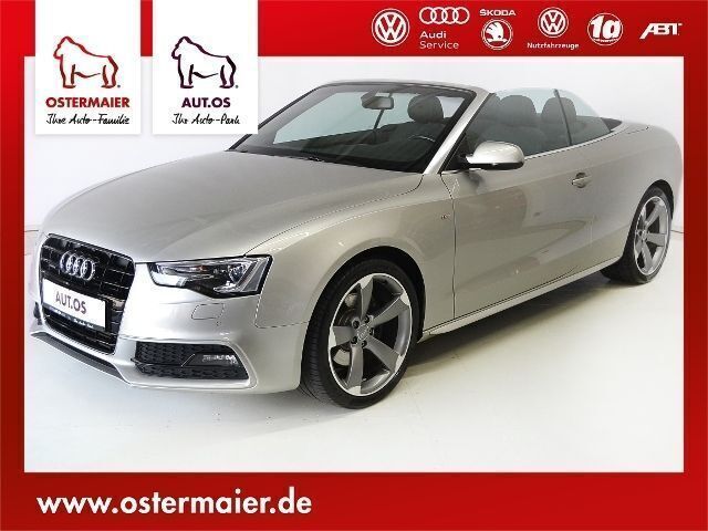 Silber metallic Gebraucht 2012 Audi A5 Cabriolet S-Line Cabrio | 27.360 € - Bild 1/4