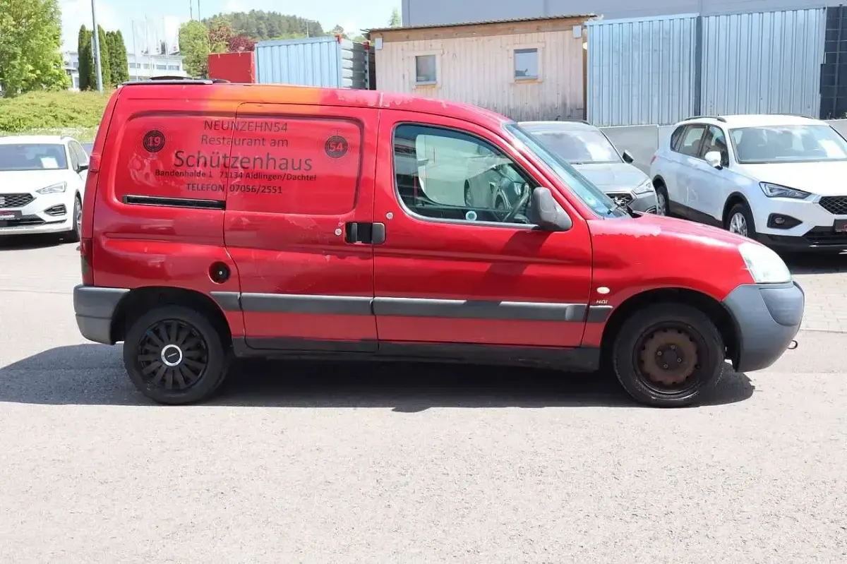 Gebraucht Peugeot Partner Comfort 90 PS (66 kW) 2005 Rot Van / Kleinbus
