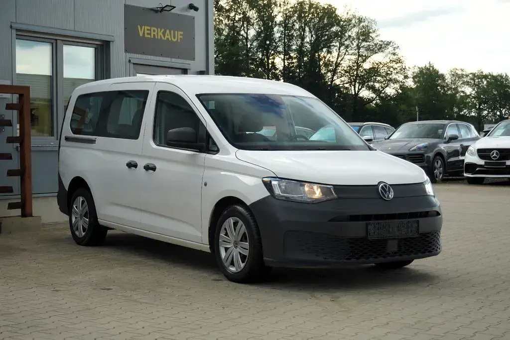 Gebraucht VW Caddy 102 PS (75 kW) 2021 Weiß Van / Kleinbus