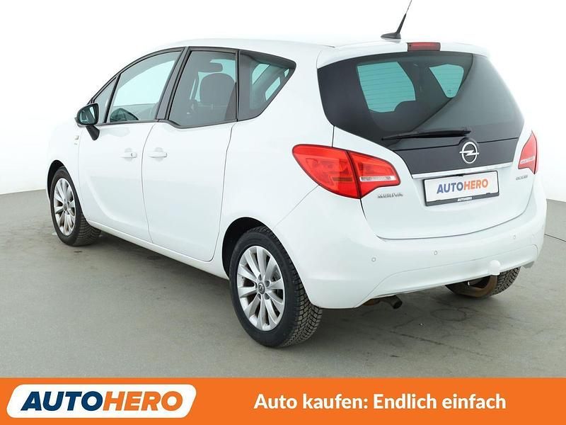 Gebraucht Opel Meriva drive 110 PS (80 kW) 2016 Weiß Van / Kleinbus